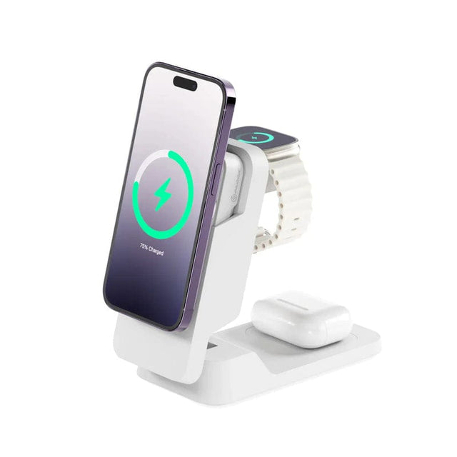 ALOGIC ALOGIC MFPB5KM mobile device charger Headset, Smartphone, Smartwatch White USB Wireless charging Fast charging Indoor - MFPB5KM