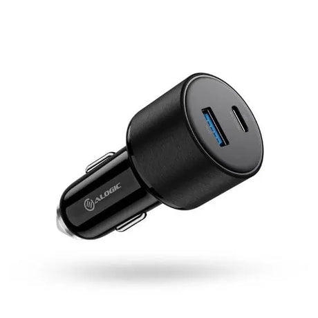 ALOGIC ALOGIC Rapid Power 100W Car Charger with USB-C Port and USB-A Port, Black - CRCA100