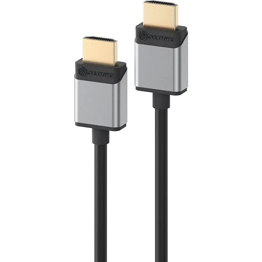 ALOGIC ALOGIC Slim Super Ultra HDMI to HDMI Cable -Male to Male -1m 8K@60Hz - 3.28 ft HDMI A/V Cable for Chromebook, Audio/Video Device, Computer, Gaming Console, Blu-ray Player, Hi-Fi System, TV, Monitor, P - SSULHD01-SGR