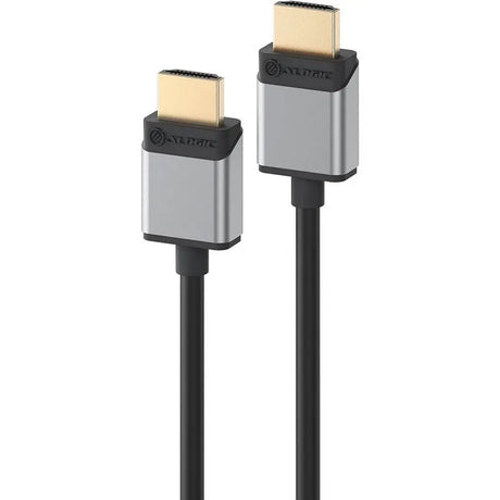 ALOGIC ALOGIC Slim Super Ultra HDMI to HDMI Cable - Male to Male -2m up to 8K@60Hz - 6.56 ft HDMI A/V Cable for Audio/Video Device, Computer, Gaming Console, Blu-ray Player, Hi-Fi System, TV, Monitor, Projec - SSULHD02-SGR