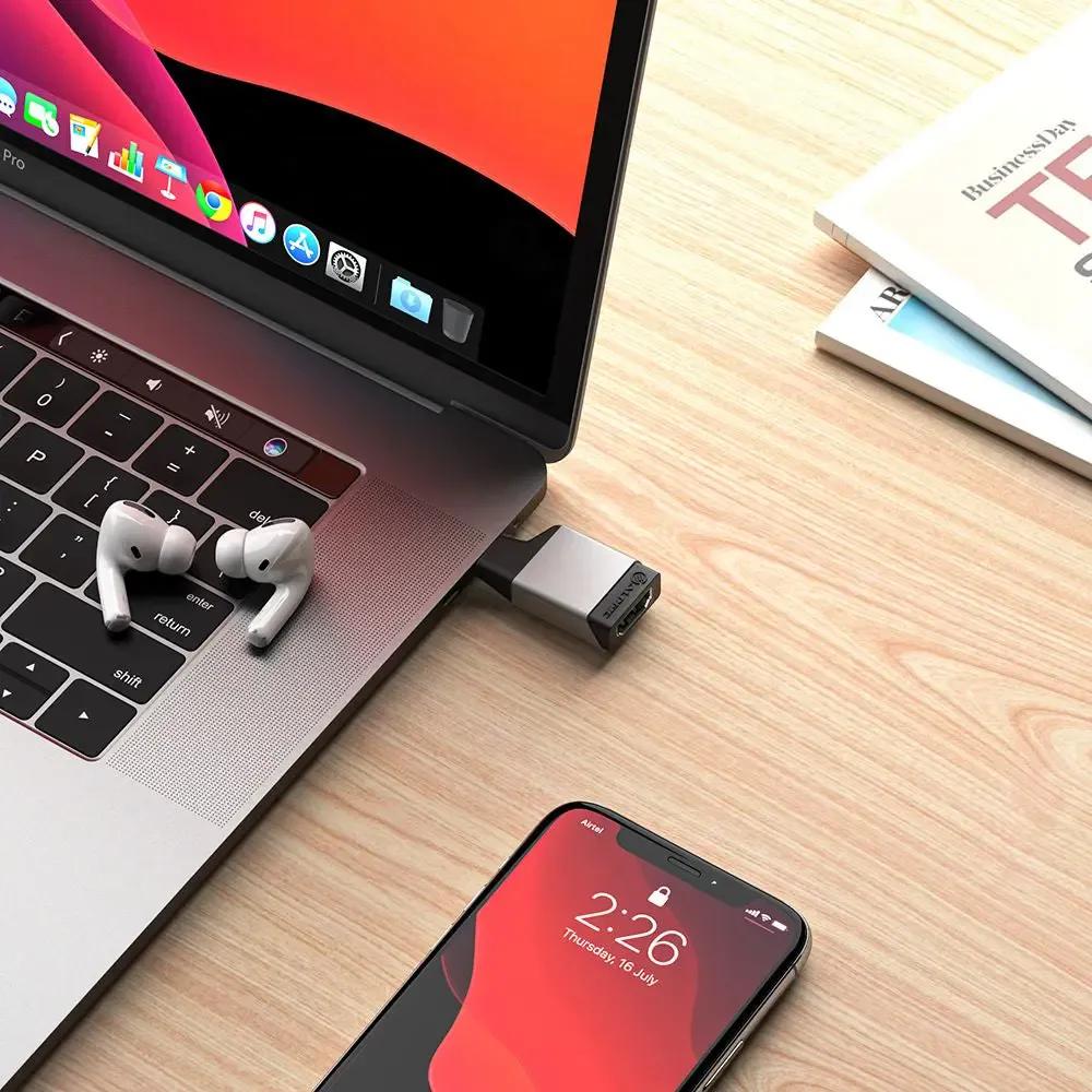 ALOGIC ALOGIC ULCHDMN-SGR USB graphics adapter 3840 x 2160 pixels Black, Grey