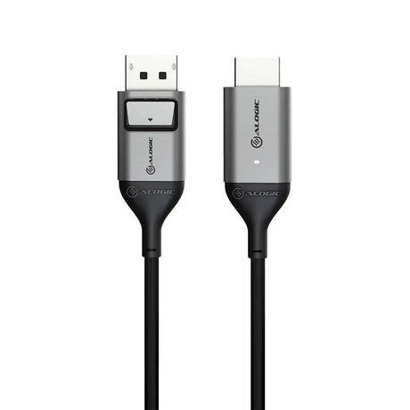 ALOGIC ALOGIC ULDPHD02-SGR video cable adapter 2 m DisplayPort HDMI Black, Silver