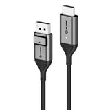 ALOGIC ALOGIC ULDPHD02-SGR video cable adapter 2 m DisplayPort HDMI Black, Silver