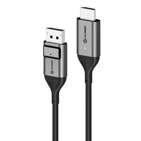 ALOGIC ALOGIC ULDPHD02-SGR video cable adapter 2 m DisplayPort HDMI Black, Silver