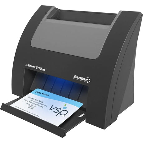 AMBIR Ambir nScan 690GT Card Scanner - Duplex Scanning - DS690GT-BCS