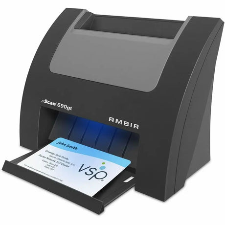 AMBIR Ambir nScan 690gt - Duplex ID Card Scanner - 48-bit Color - 8-bit Grayscale - Duplex Scanning - USB - DS690GT-AS