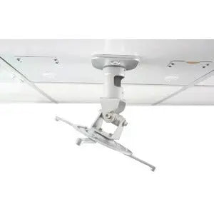 AMER Amer Mounts Universal Drop Ceiling Projector Mount. Replaces 2'x2' Ceiling Tiles - Supports up to 30lb load, 360 degree rotation, 180 degree tilt - AMRDCP100KIT