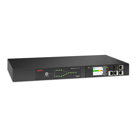 APC APC Automatic Transfer Switch AP4423A - (8x) C13 + (1x) C19, 3680W, Rack mountable, 1U - AP4423A