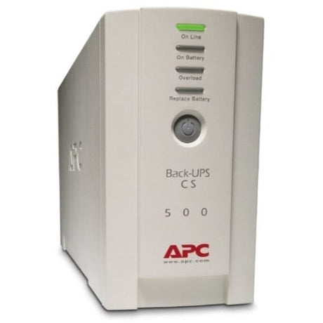 APC APC Back-UPS CS 500 - 500VA/300W - 2.4 Minute Full Load - 3 x IEC 320-C13, 1 x IEC 320-C13 - Battery/Surge-protected, 2