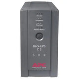 APC APC Back-UPS CS 500VA Tower UPS - 500VA/300W - 3 Minute Full Load - 3 x NEMA 5-15R - Battery Backup System, 3 x NEMA 5-15R - Surge-protected
