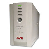 APC APC  Back-UPS CS Battery Backup System, 6 Outlets, 500 VA, 480 J - BK500