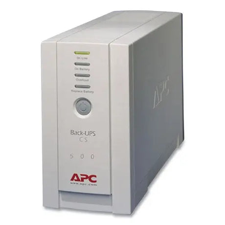 APC APC  Back-UPS CS Battery Backup System, 6 Outlets, 500 VA, 480 J - BK500