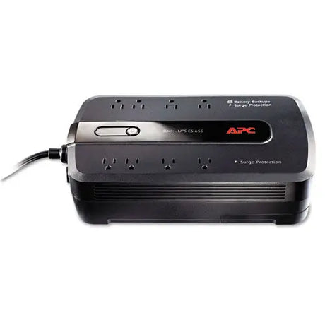 APC APC  Back-UPS ES 650 Battery Backup System, 8 Outlets, 650 VA, 340 J - BE650G1