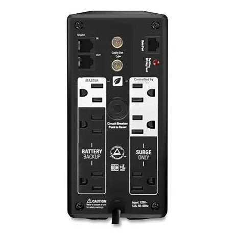 APC APC  Back-UPS Pro 700 Battery Backup System, 6 Outlets, 700 VA, 355 J - BR700G