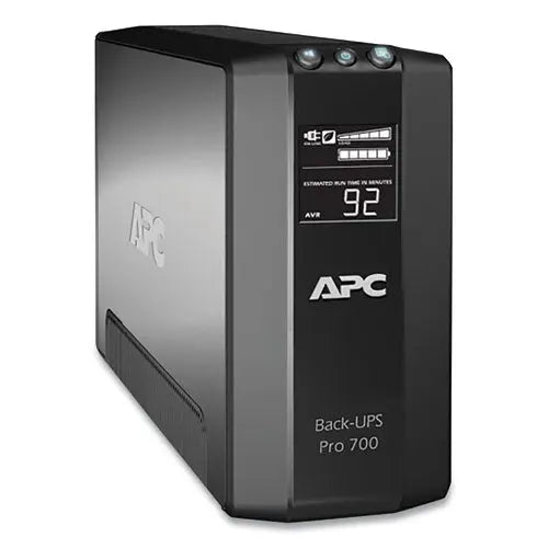 APC APC  Back-UPS Pro 700 Battery Backup System, 6 Outlets, 700 VA, 355 J - BR700G