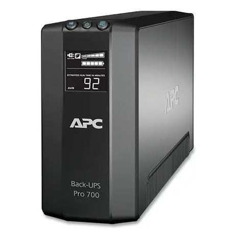 APC APC  Back-UPS Pro 700 Battery Backup System, 6 Outlets, 700 VA, 355 J - BR700G