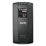 APC APC  Back-UPS Pro 700 Battery Backup System, 6 Outlets, 700 VA, 355 J - BR700G