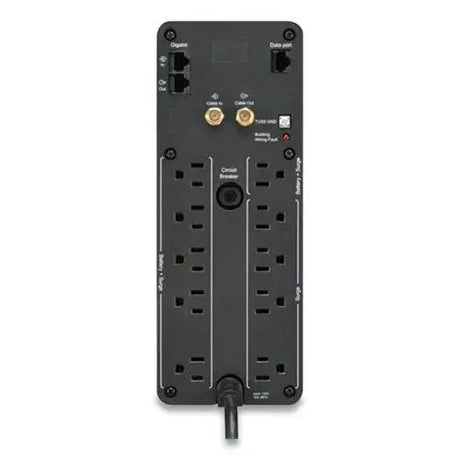 APC APC  Back-UPS PRO BR Series SineWave Battery Backup System, 10 Outlets, 1,000 VA, 1,080 J - BR1000MS