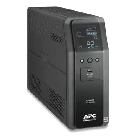 APC APC  Back-UPS PRO BR Series SineWave Battery Backup System, 10 Outlets, 1,000 VA, 1,080 J - BR1000MS