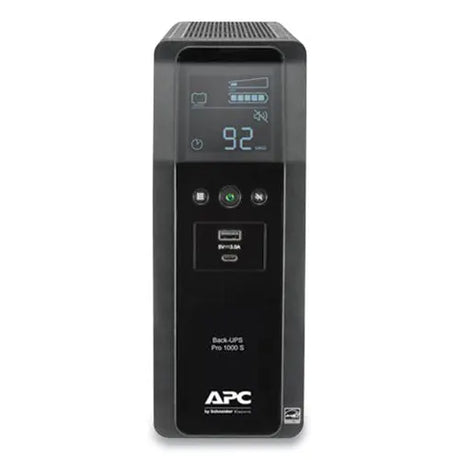 APC APC  Back-UPS PRO BR Series SineWave Battery Backup System, 10 Outlets, 1,000 VA, 1,080 J - BR1000MS