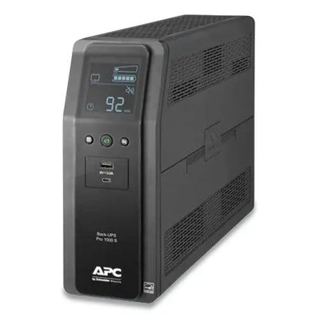 APC APC  Back-UPS PRO BR Series SineWave Battery Backup System, 10 Outlets, 1,000 VA, 1,080 J - BR1000MS