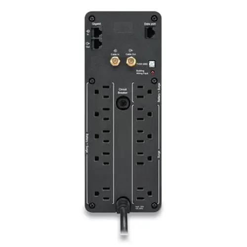 APC APC  Back-UPS PRO BR Series SineWave Battery Backup System, 10 Outlets, 1,350 VA, 1,080 J - BR1350MS