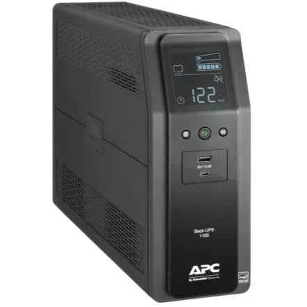 APC APC by Schneider Electric Back-UPS Pro 1100VA Tower UPS - 0U Tower - AVR - 16 Hour Recharge - 4.24 Minute Stand-by - 120 V AC Input - 120 V AC Output - 10 x NEMA 5-15R, 2 x USB - BN1100M2-CA