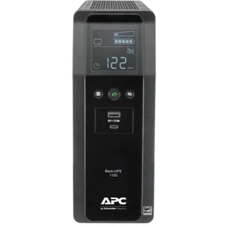 APC APC by Schneider Electric Back-UPS Pro 1100VA Tower UPS - 0U Tower - AVR - 16 Hour Recharge - 4.24 Minute Stand-by - 120 V AC Input - 120 V AC Output - 10 x NEMA 5-15R, 2 x USB - BN1100M2-CA