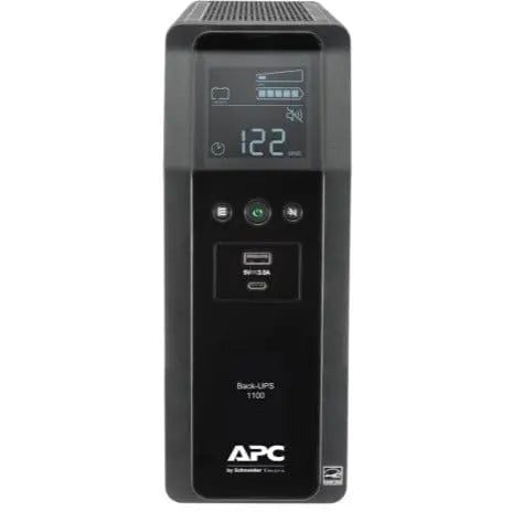 APC APC by Schneider Electric Back-UPS Pro 1100VA Tower UPS - 0U Tower - AVR - 16 Hour Recharge - 4.24 Minute Stand-by - 120 V AC Input - 120 V AC Output - 10 x NEMA 5-15R, 2 x USB - BN1100M2-CA
