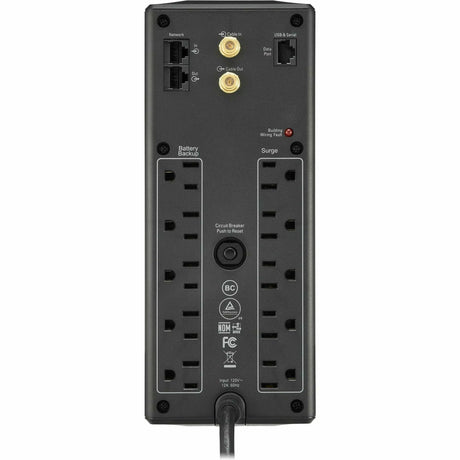 APC APC by Schneider Electric Back UPS Pro BX1350M, Compact Tower, 1350VA, AVR, LCD, 120V - Tower - 16 Hour Recharge - 2 Minute Stand-by - 120 V AC Input - 120 V AC Output - 10 x NEMA 5-15R - BX1350M