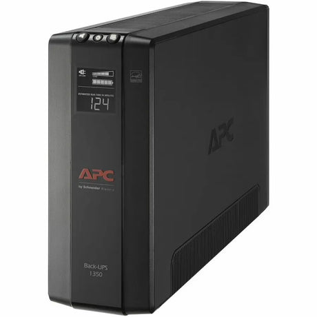 APC APC by Schneider Electric Back UPS Pro BX1350M, Compact Tower, 1350VA, AVR, LCD, 120V - Tower - 16 Hour Recharge - 2 Minute Stand-by - 120 V AC Input - 120 V AC Output - 10 x NEMA 5-15R - BX1350M