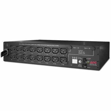 APC APC by Schneider Electric Rack PDU, Switched, 2U, 30A, 208V, (16)C13 - Switched - NEMA L6-30P - 16 x IEC 60320 C13 - 230 V AC - 2U - Rack-mountable - AP7911B