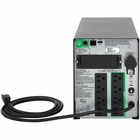 APC APC by Schneider Electric Smart-UPS 1000VA LCD 120V with SmartConnect - Tower - 3 Hour Recharge - 120 V AC Input - 120 V AC, 110 V AC, 127 V AC Output - 8 x NEMA 5-15R - SMT1000C