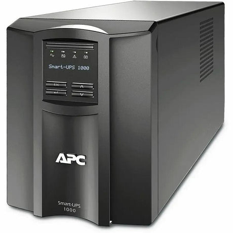 APC APC by Schneider Electric Smart-UPS 1000VA LCD 120V with SmartConnect - Tower - 3 Hour Recharge - 120 V AC Input - 120 V AC, 110 V AC, 127 V AC Output - 8 x NEMA 5-15R - SMT1000C
