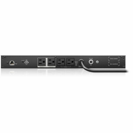 APC APC by Schneider Electric Smart-UPS 500VA Rack-mountable UPS - 1U Rack-mountable - AVR - 3 Hour Recharge - 2.70 Minute Stand-by - 120 V AC Input - 120 V AC Output - 4 x NEMA 5-15R - SCL500RM1UNC