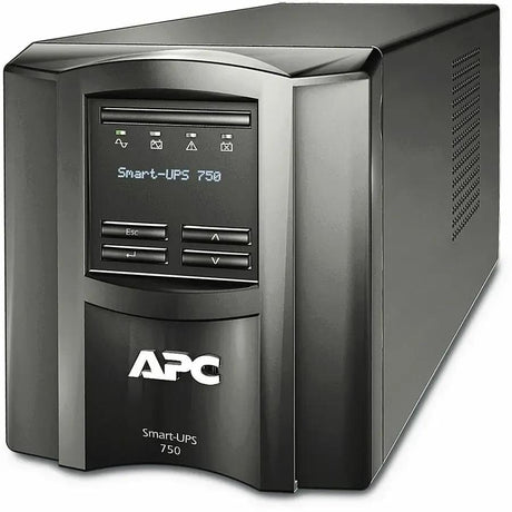 APC APC by Schneider Electric Smart-UPS 750VA LCD 120V with SmartConnect - Tower - 3 Hour Recharge - 5 Minute Stand-by - 120 V AC Input - 120 V AC Output - 6 x NEMA 5-15R - SMT750C
