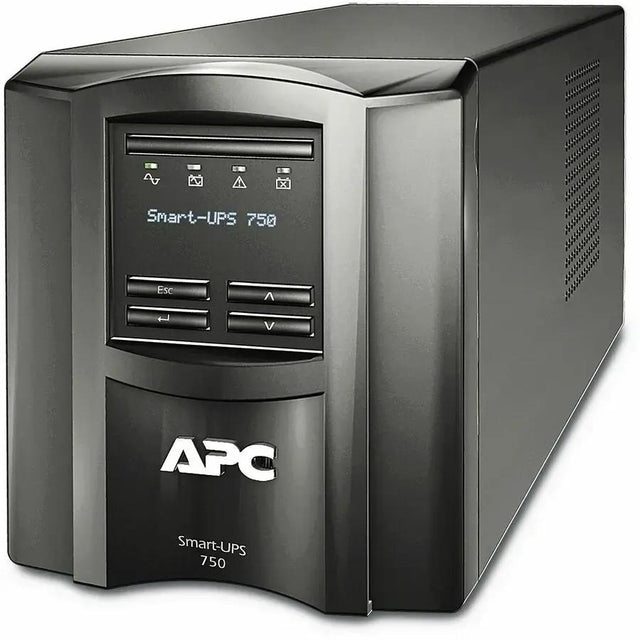 APC APC by Schneider Electric Smart-UPS 750VA LCD 120V with SmartConnect - Tower - 3 Hour Recharge - 5 Minute Stand-by - 120 V AC Input - 120 V AC Output - 6 x NEMA 5-15R - SMT750C