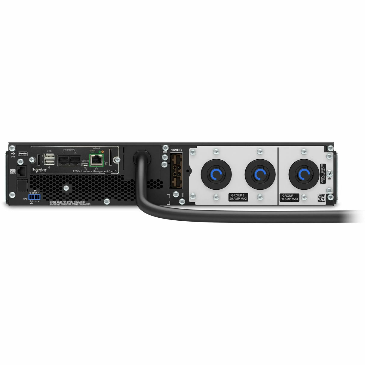 APC APC by Schneider Electric Smart-UPS SRT 3000VA RM 208V Network Card - 2U Rack-mountable - 3 Hour Recharge - 208 V AC Input - 208 V AC Output - 2 x NEMA L6-20R, 1 x NEMA L6-30R - SRT3000RMXLT-NC