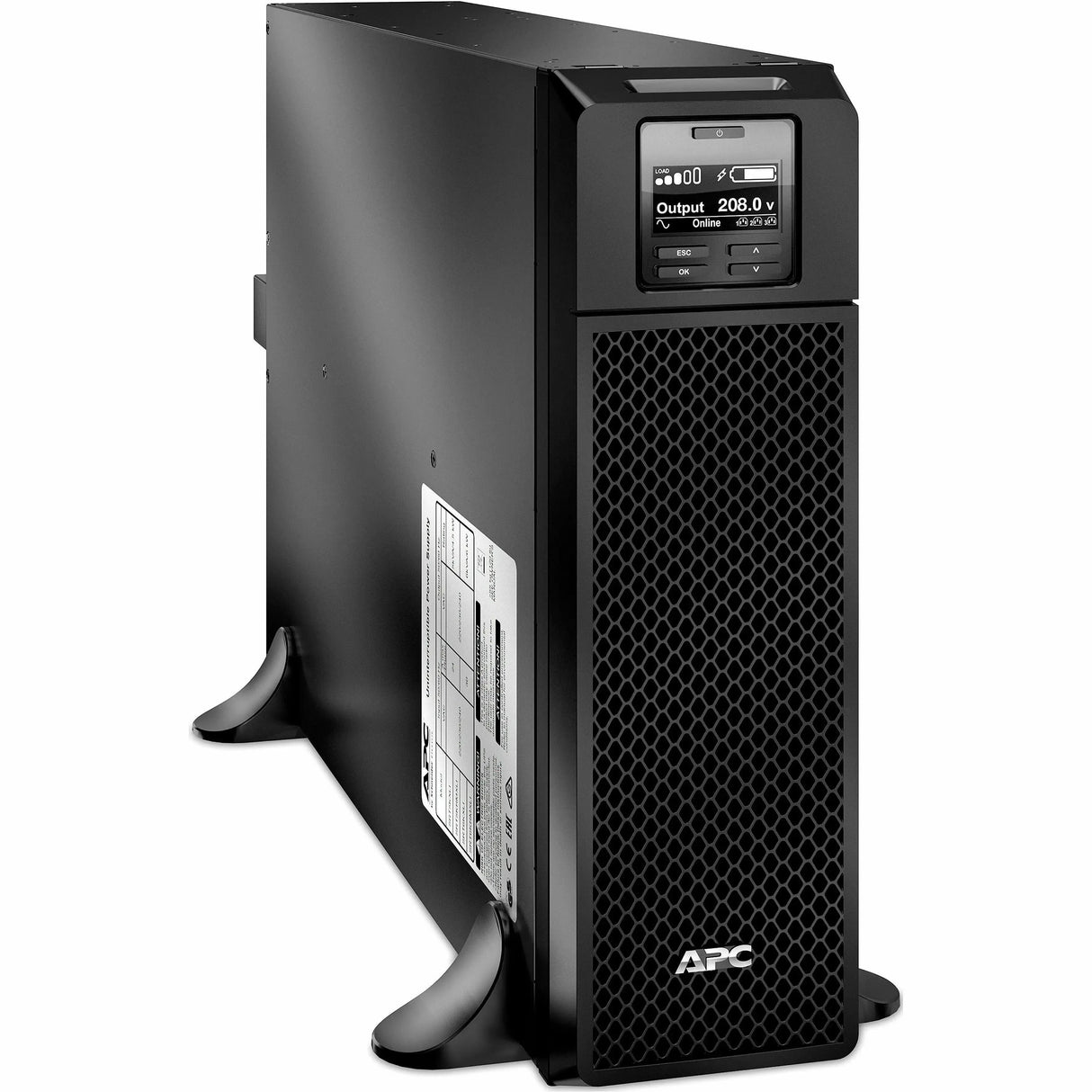 APC APC by Schneider Electric Smart-UPS SRT 5000VA 208V - Rack-mountable - 1.50 Hour Recharge - 208 V AC Input - 208 V AC Output - 2 x NEMA L6-20R, 2 x NEMA L6-30R - SRT5KXLT