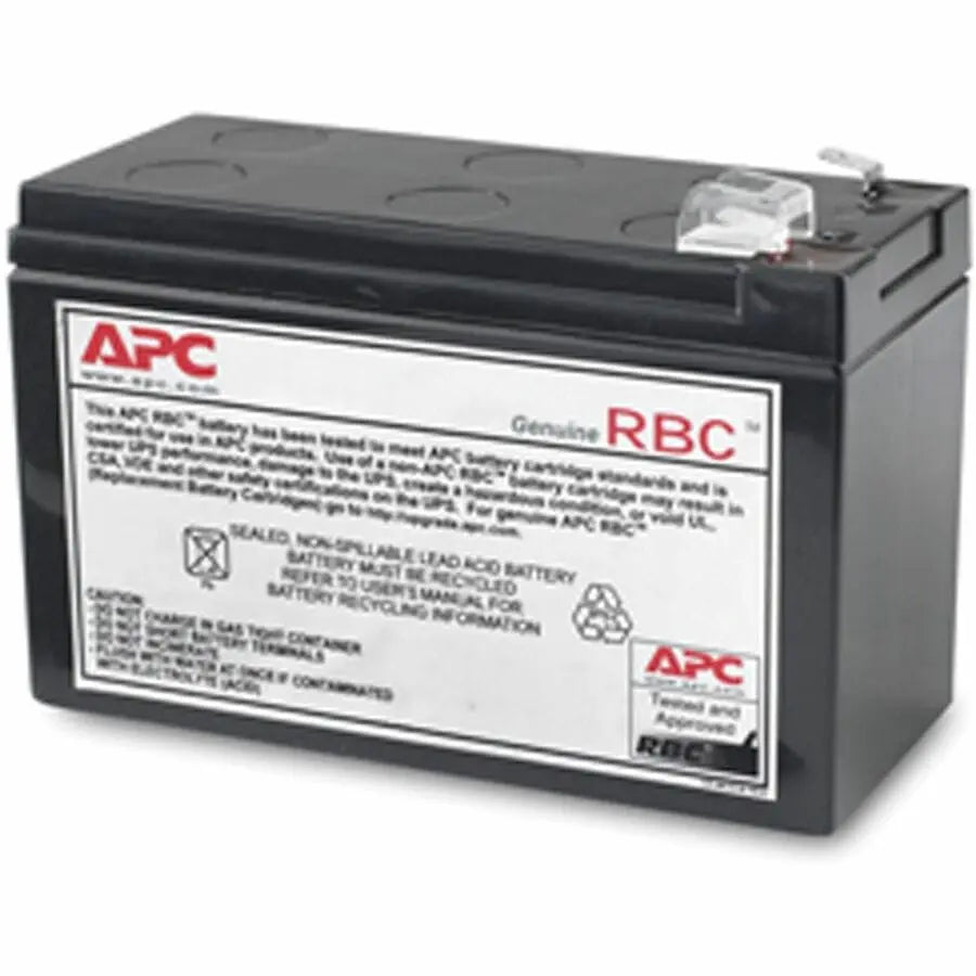 APC APC UPS Replacement Battery Cartridge #110 - Spill Proof, Maintenance Free Sealed Lead Acid Hot-swappable - APCRBC110