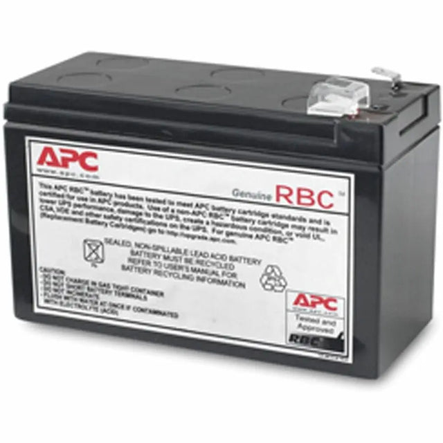 APC APC UPS Replacement Battery Cartridge #110 - Spill Proof, Maintenance Free Sealed Lead Acid Hot-swappable - APCRBC110