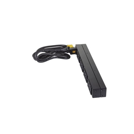 APC Power distribution unit(PDU) APC NetShelter Basic Rack PDU, 1U, 1PH, 3.7kW 230V 16A or 3.3kW 208V 16A, x12 C13 outlets, C20 cord - AP9565