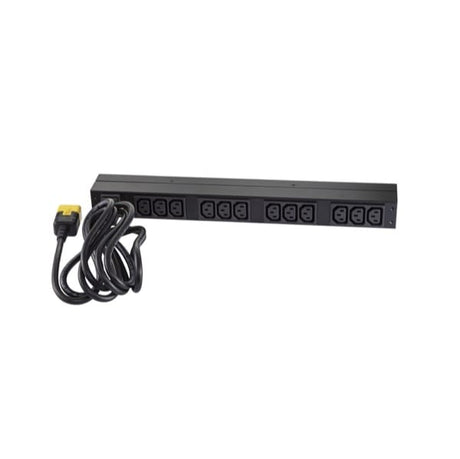 APC Power distribution unit(PDU) APC NetShelter Basic Rack PDU, 1U, 1PH, 3.7kW 230V 16A or 3.3kW 208V 16A, x12 C13 outlets, C20 cord - AP9565