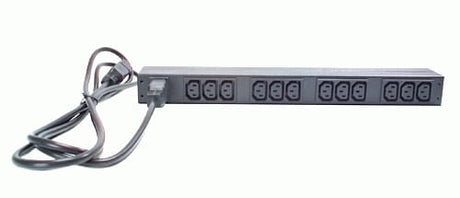 APC Power distribution unit(PDU) APC NetShelter Basic Rack PDU, 1U, 1PH, 3.7kW 230V 16A or 3.3kW 208V 16A, x12 C13 outlets, C20 cord - AP9565
