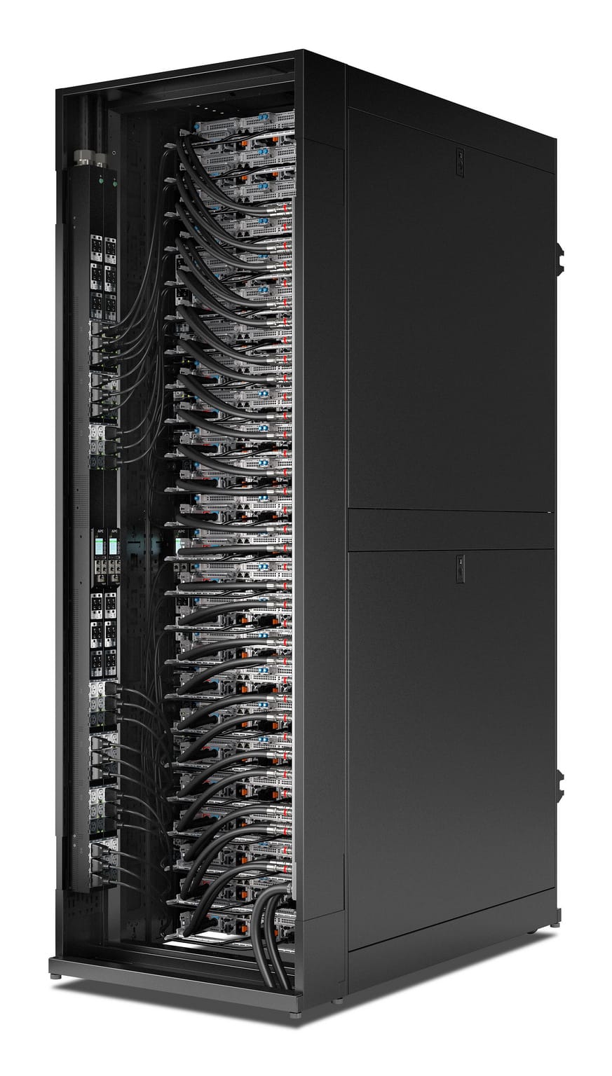 APC Power distribution unit(PDU) APC NetShelter Rack PDU Advanced Gen 2, Metered, 3Phase, 43.5kW 400V 63A or 34.6kW 415V 60A, 560P6, 42 Outlet - APDU11450ME