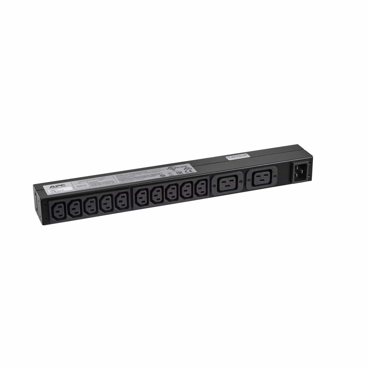 APC Power distribution unit(PDU) APC RACK PDU BASIC 1 U 16A 230V power distribution unit (PDU) 12 AC outlet(s) 0U/1U Black - AP9559