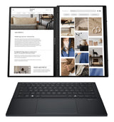 ASUS AI Laptop ASUS Zenbook Duo UX8406CA-PS99T Intel Core Ultra 9 285H Hybrid (2-in-1) 35.6 cm (14") Touchscreen 3K 32 GB LPDDR5x-SDRAM 1 TB SSD Wi-Fi 7 (802.11be) Windows 11 Home Grey - UX8406CA-PS99T
