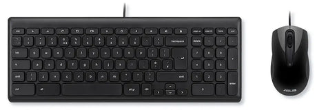 ASUS ASUS CHROME WD US KBMS keyboard Mouse included Universal USB QWERTY US English Black - CHROMEWDUSKBMS
