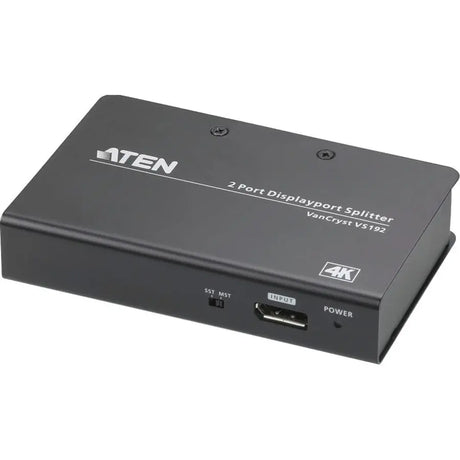 ATEN ATEN 2-Port 4K DisplayPort Splitter-TAA Compliant - 4096 x 2160 - DisplayPort - Metal - VS192