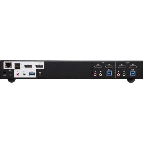 ATEN ATEN 2-Port USB 3.0 4K DisplayPort Dual Display KVMP Switch-TAA Compliant - 2 Computer(s) - 1 Local User(s) - 4096 x 2160 - 1 x Network (RJ-45) - 6 x USB - Rack-mountable - 6 x DisplayPort - CS1942DP